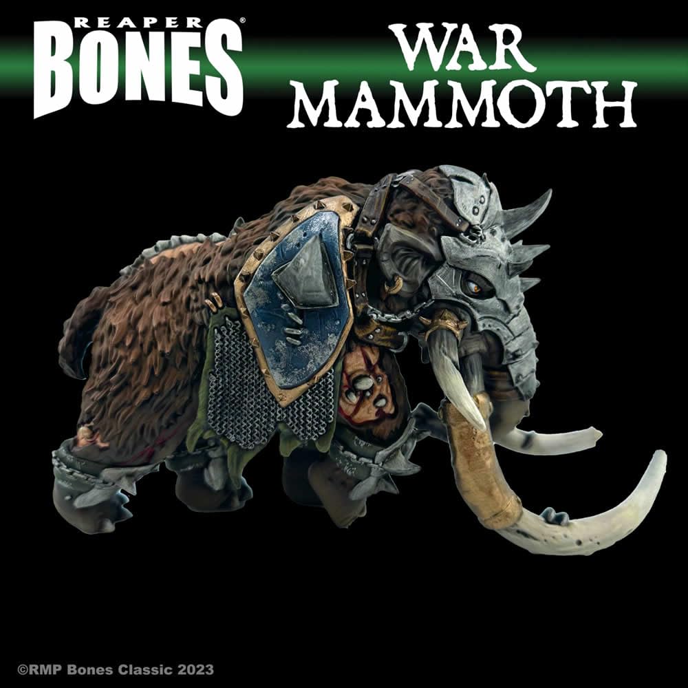 Amazon.com: REAPER War Mammoth Miniature 25mm Heroic Scale Figure